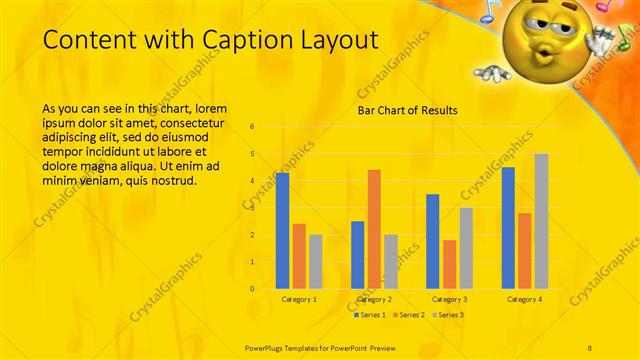 Content with Caption presentation slide layout