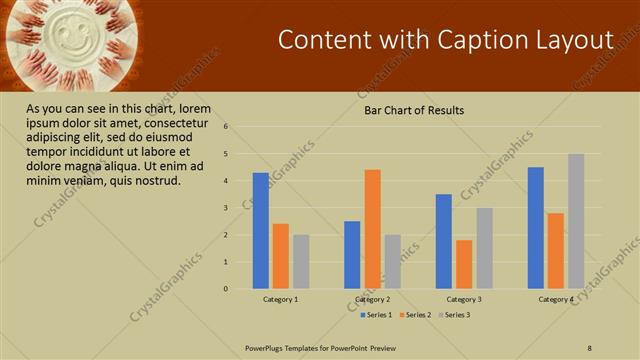 Content with Caption presentation slide layout