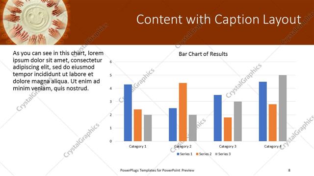 Content with Caption presentation slide layout