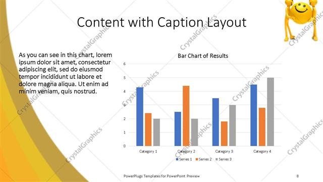 Content with Caption presentation slide layout