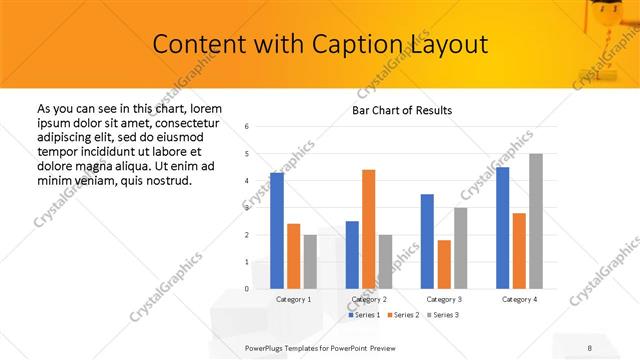 Content with Caption presentation slide layout
