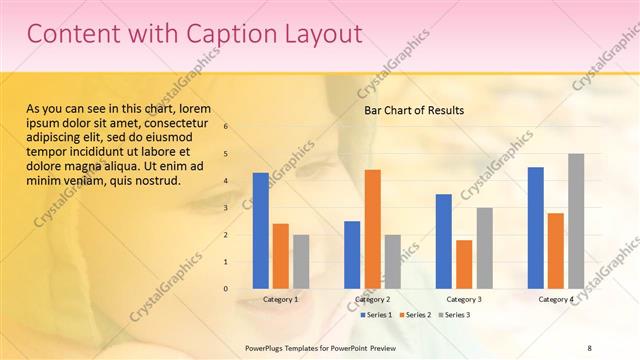 Content with Caption presentation slide layout