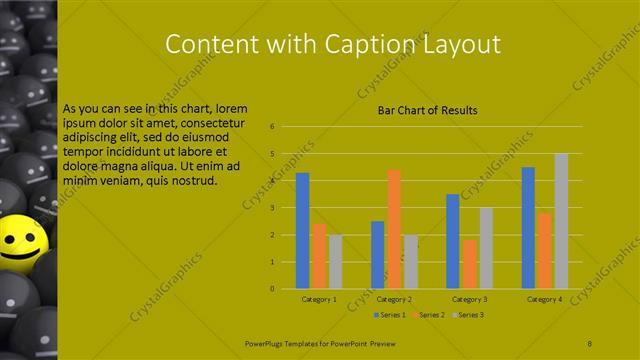 Content with Caption presentation slide layout
