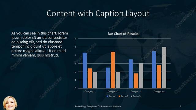 Content with Caption presentation slide layout