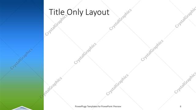 Title Only presentation slide layout