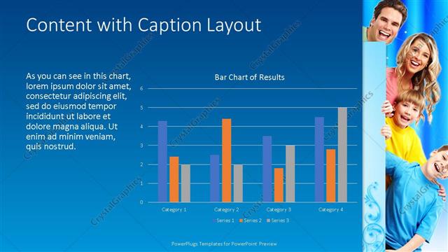 Content with Caption presentation slide layout