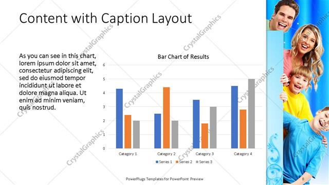 Content with Caption presentation slide layout