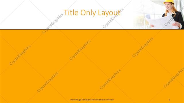 Title Only presentation slide layout