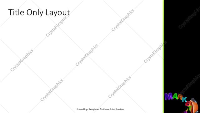 Title Only presentation slide layout