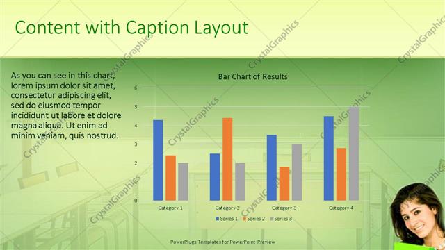 Content with Caption presentation slide layout