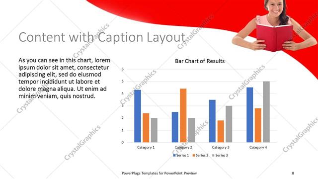 Content with Caption presentation slide layout