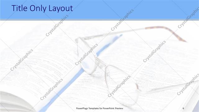 Title Only presentation slide layout