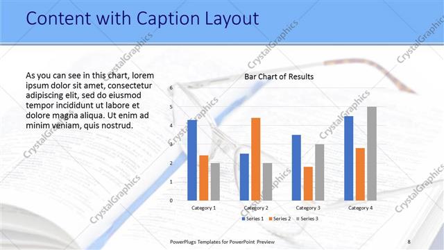 Content with Caption presentation slide layout