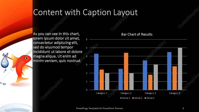 Content with Caption presentation slide layout