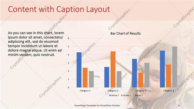Content with Caption presentation slide layout