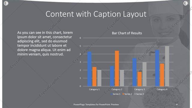 Content with Caption presentation slide layout