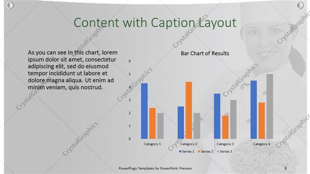 Content with Caption presentation slide layout