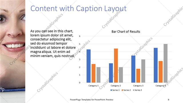 Content with Caption presentation slide layout