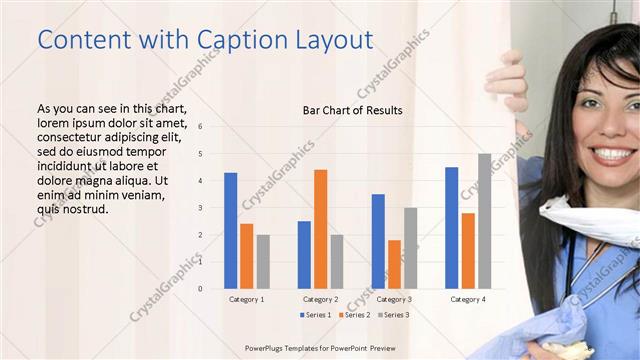 Content with Caption presentation slide layout