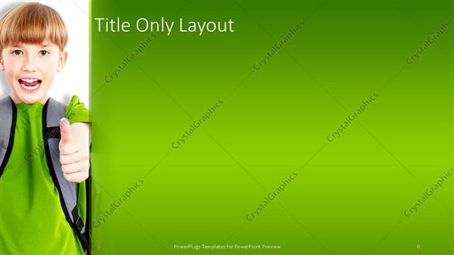 Title Only presentation slide layout