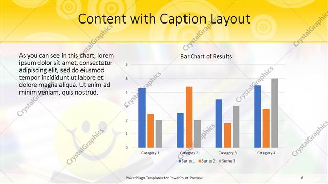 Content with Caption presentation slide layout