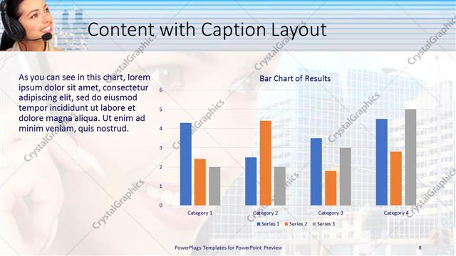 Content with Caption presentation slide layout