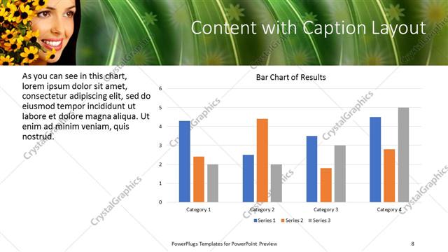Content with Caption presentation slide layout