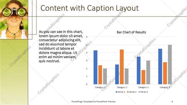 Content with Caption presentation slide layout