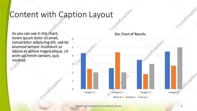 Content with Caption presentation slide layout