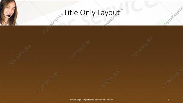 Title Only presentation slide layout
