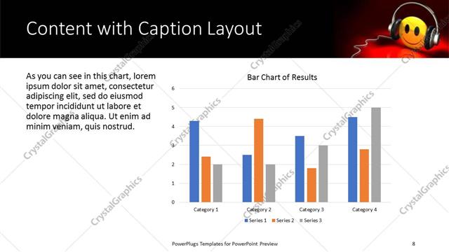 Content with Caption presentation slide layout