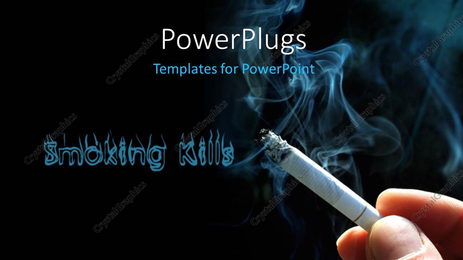 Featuring Smoking Kills Concept with Cigarette and Smoke