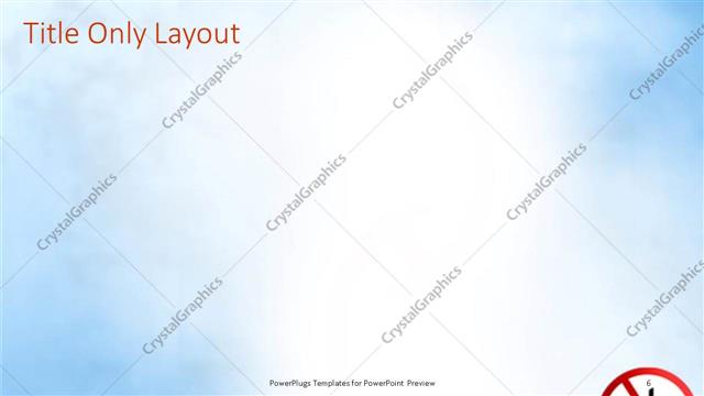 Title Only presentation slide layout