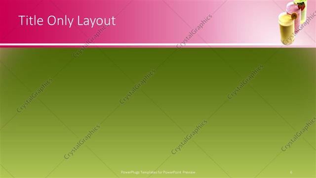 Title Only presentation slide layout