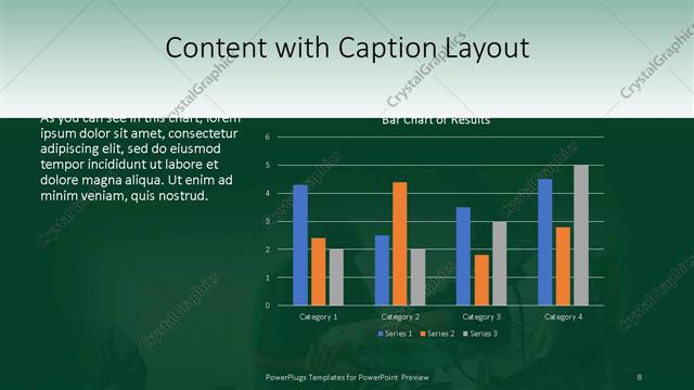 Content with Caption presentation slide layout