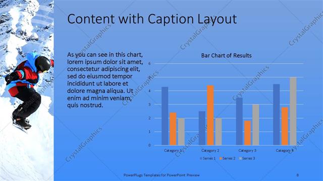 Content with Caption presentation slide layout