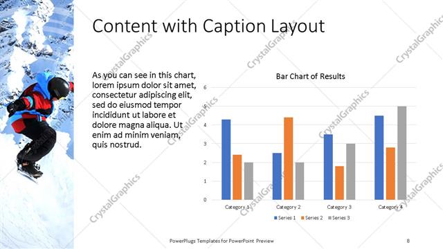 Content with Caption presentation slide layout