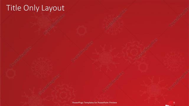 Title Only presentation slide layout