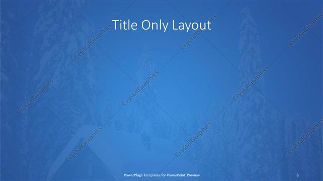 Title Only presentation slide layout