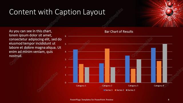 Content with Caption presentation slide layout