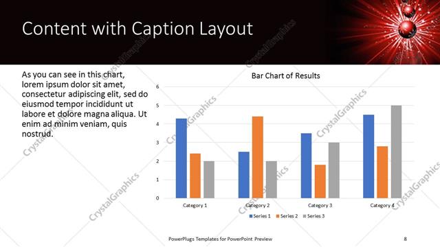 Content with Caption presentation slide layout