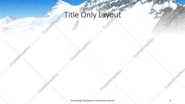 Title Only presentation slide layout