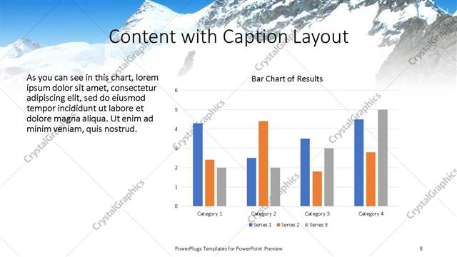 Content with Caption presentation slide layout
