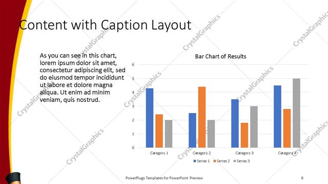 Content with Caption presentation slide layout
