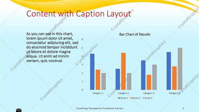 Content with Caption presentation slide layout