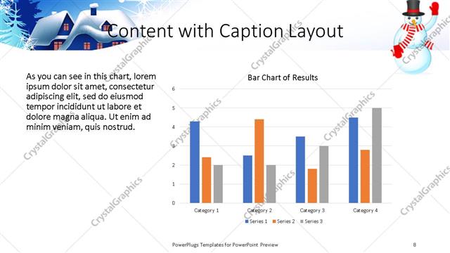Content with Caption presentation slide layout