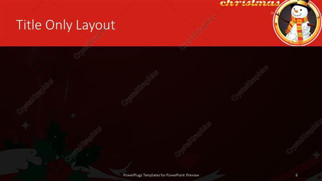 Title Only presentation slide layout