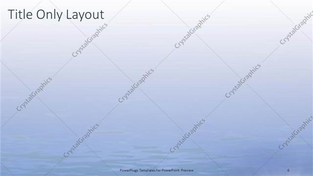 Title Only presentation slide layout