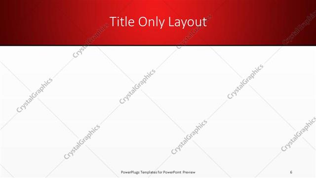 Title Only presentation slide layout