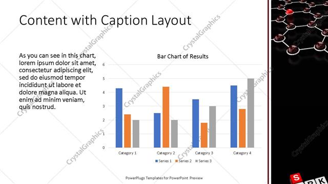 Content with Caption presentation slide layout